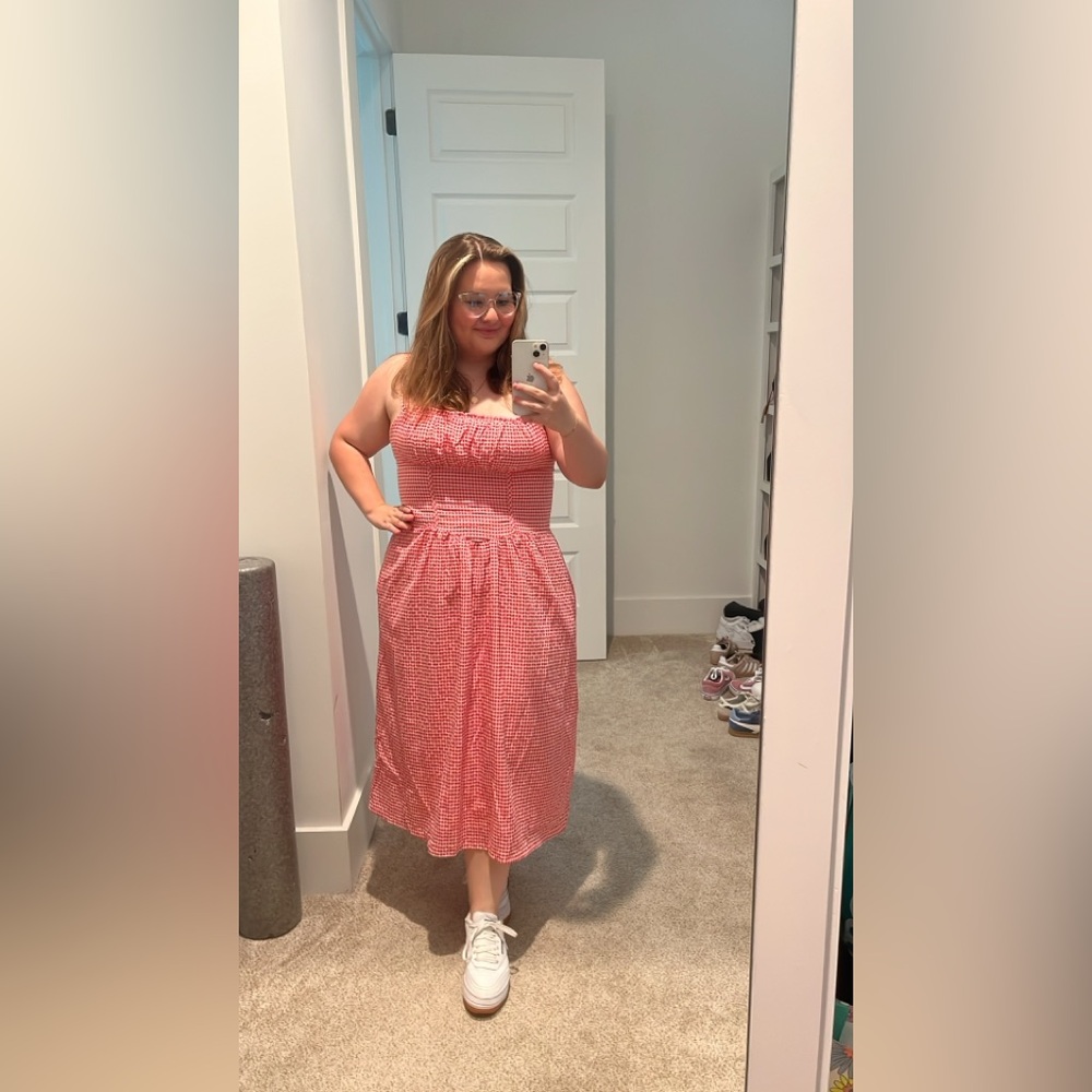 Wild Fable Red Gingham  Dress